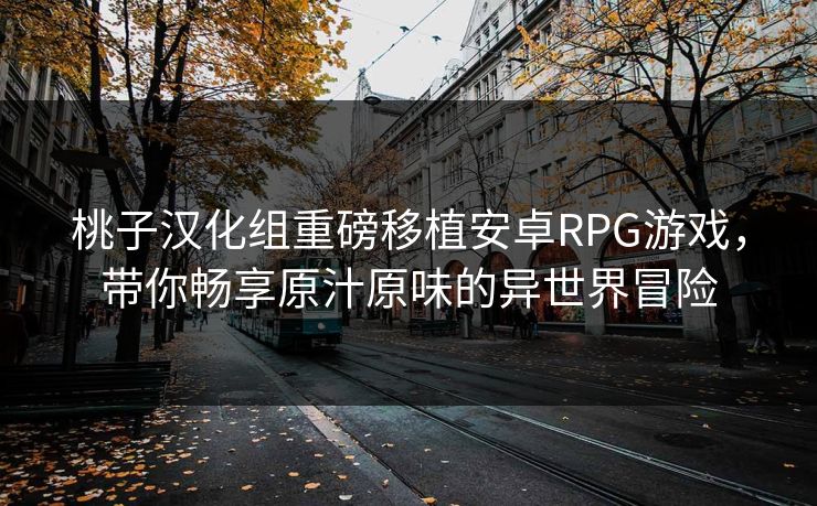 桃子汉化组重磅移植安卓RPG游戏，带你畅享原汁原味的异世界冒险